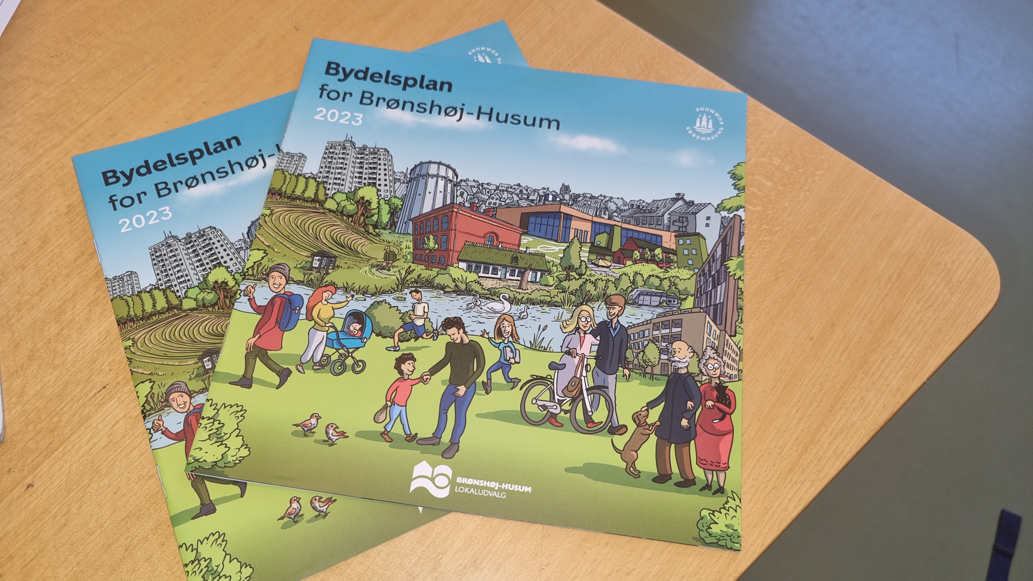 Brønshøj-Husum-Lokaludvalg - opgave 3b - Foto af færdige bydelsplan